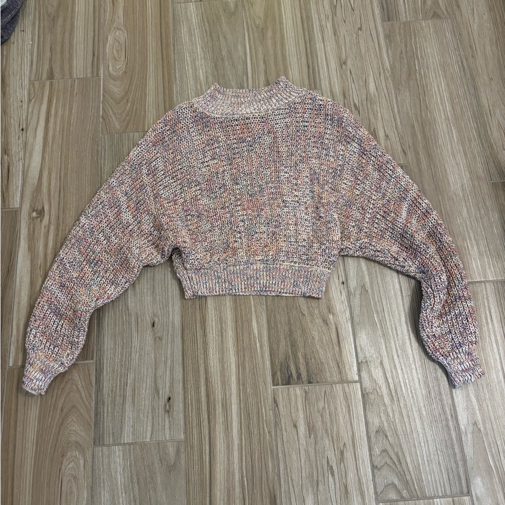 BB Dakota Multicolor Knit Crew Neck Sweater